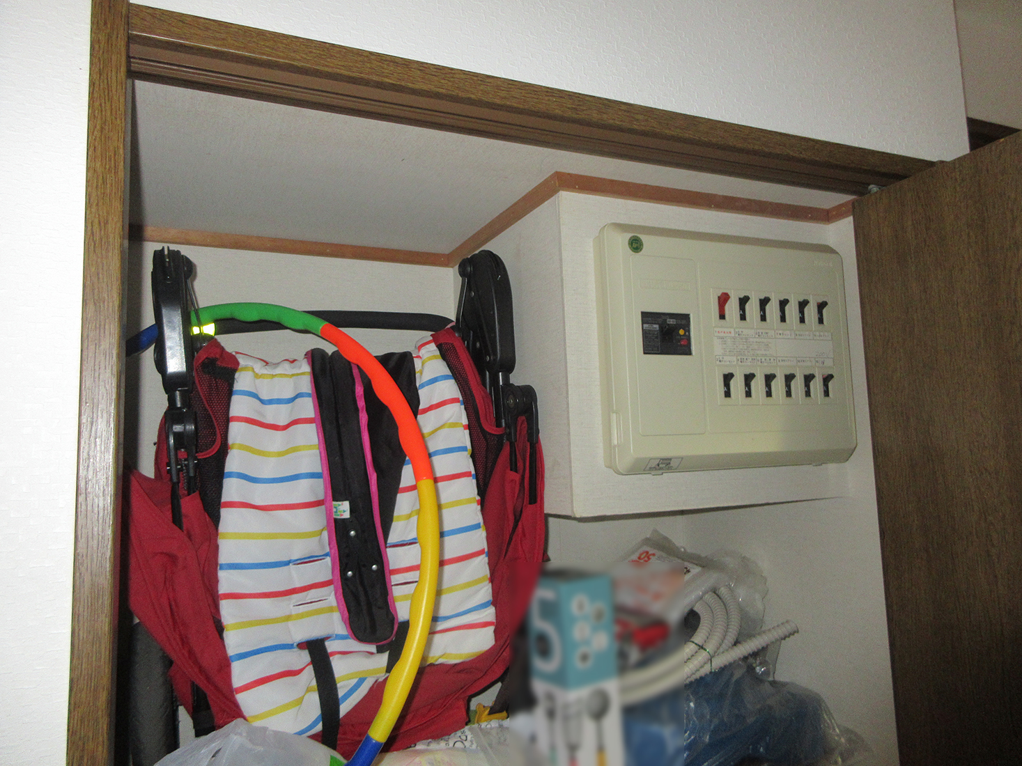 施工前の玄関クローク