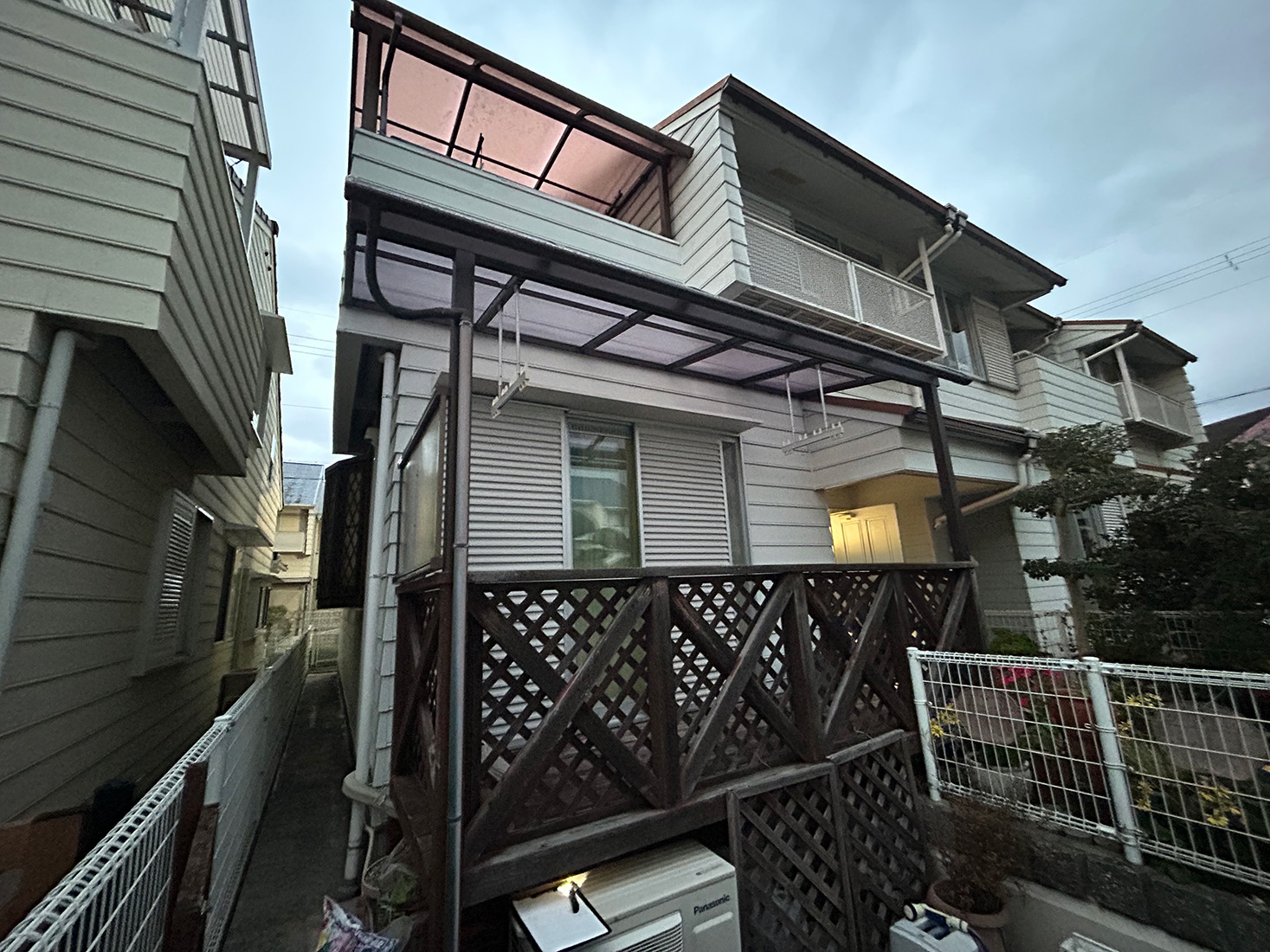 施工前のエクステリア